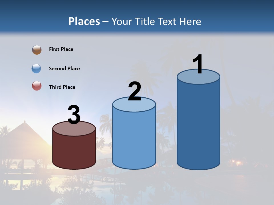 Paradise Tourism Beach PowerPoint Template