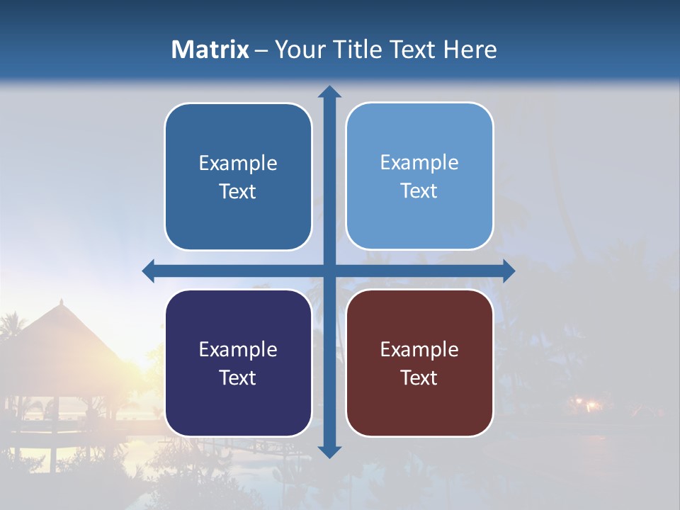 Paradise Tourism Beach PowerPoint Template