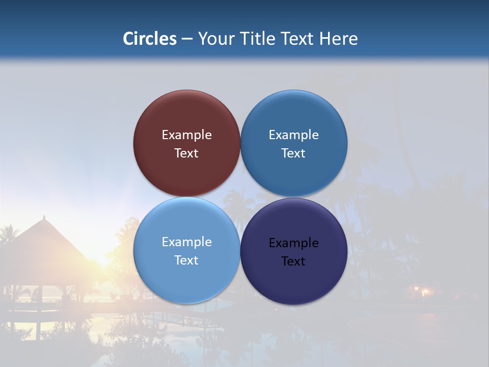 Paradise Tourism Beach PowerPoint Template