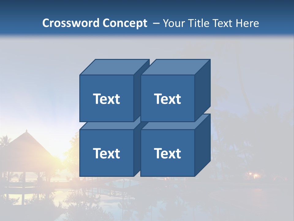 Paradise Tourism Beach PowerPoint Template