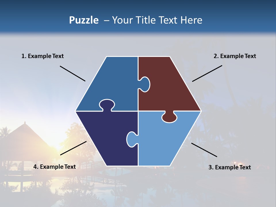 Paradise Tourism Beach PowerPoint Template