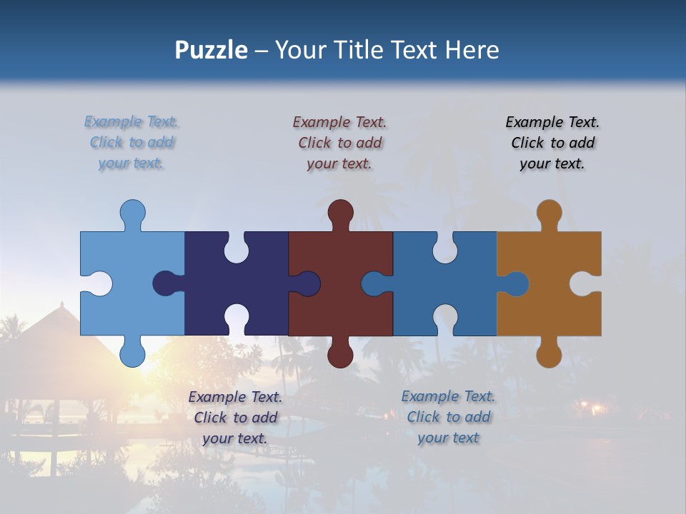 Paradise Tourism Beach PowerPoint Template