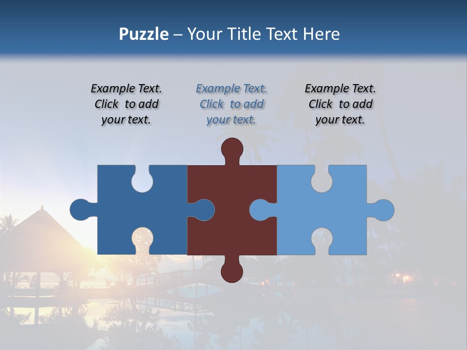 Paradise Tourism Beach PowerPoint Template