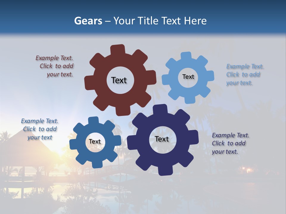 Paradise Tourism Beach PowerPoint Template