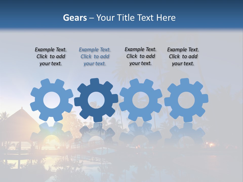 Paradise Tourism Beach PowerPoint Template