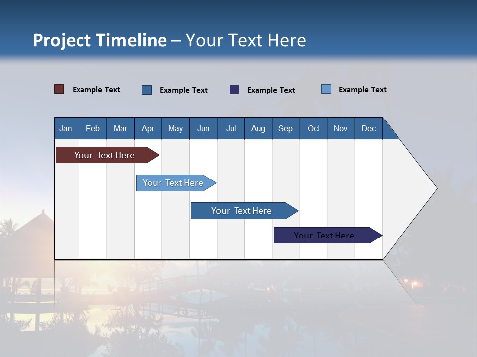 Paradise Tourism Beach PowerPoint Template