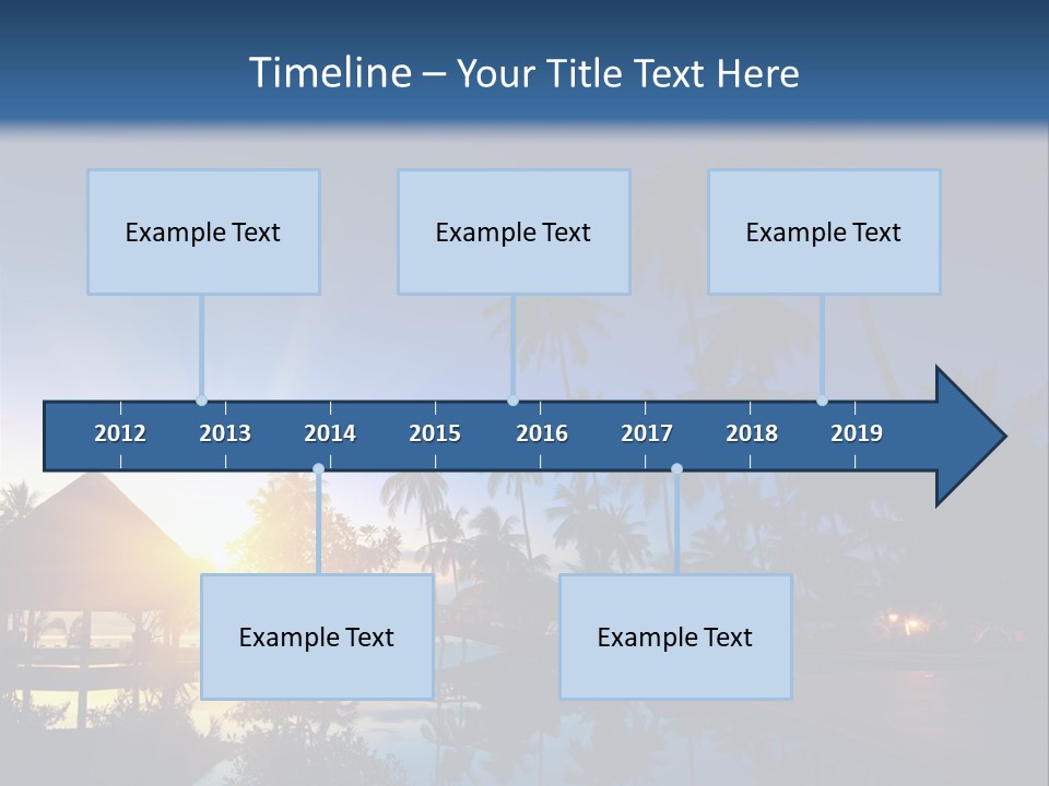 Paradise Tourism Beach PowerPoint Template