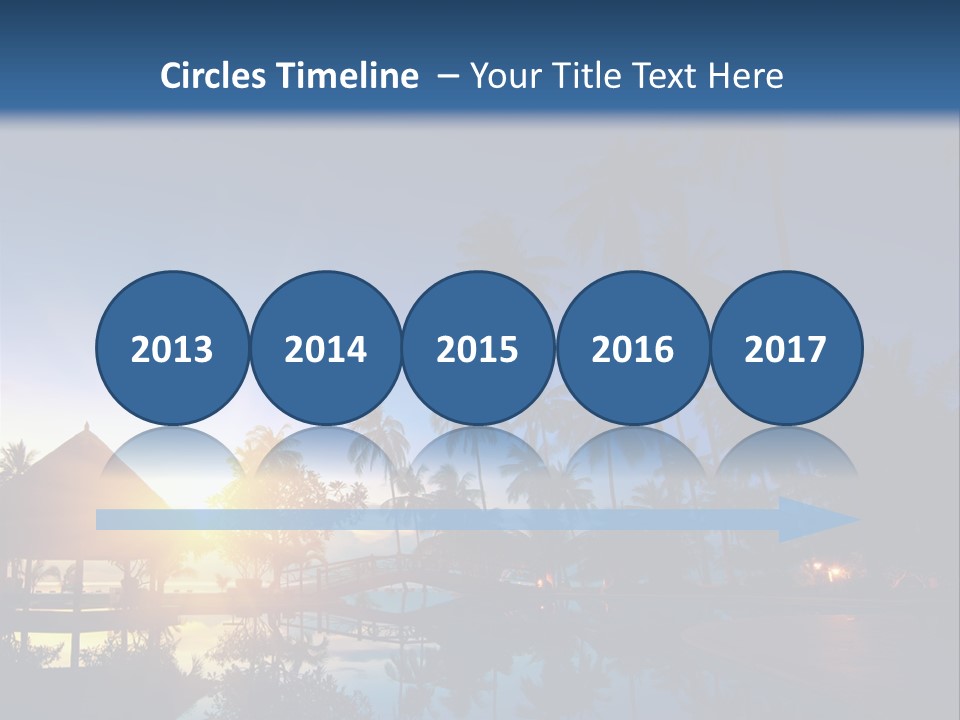 Paradise Tourism Beach PowerPoint Template