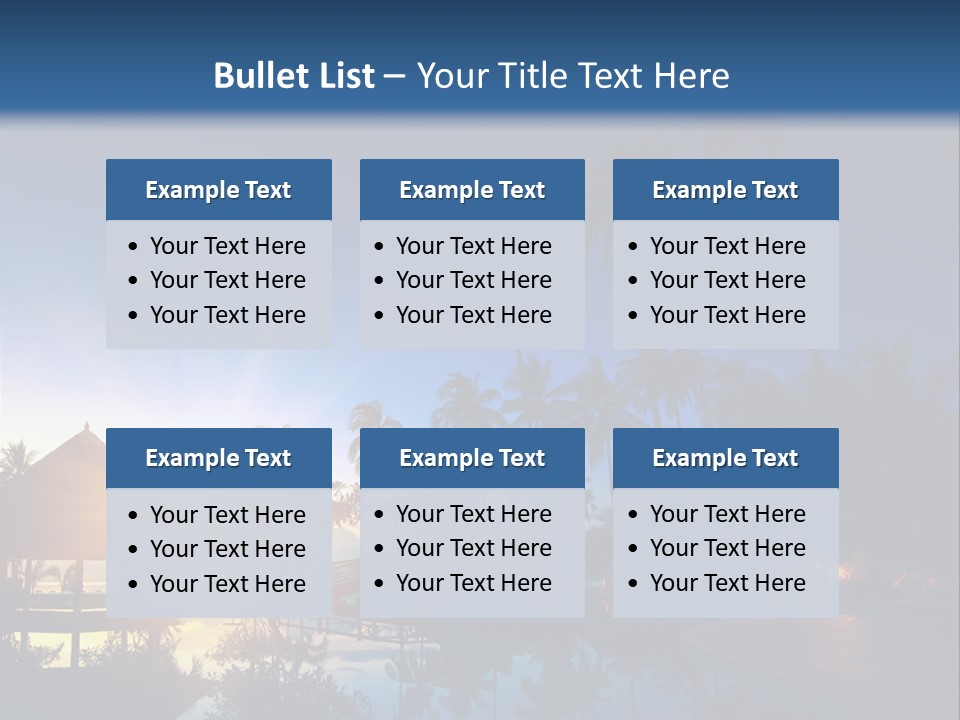 Paradise Tourism Beach PowerPoint Template