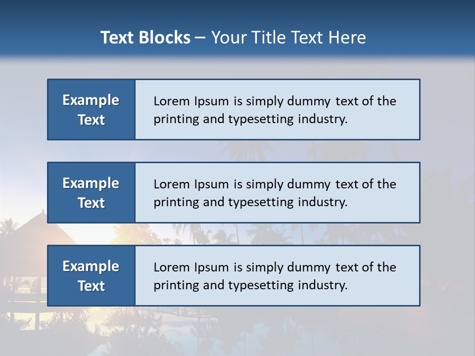 Paradise Tourism Beach PowerPoint Template
