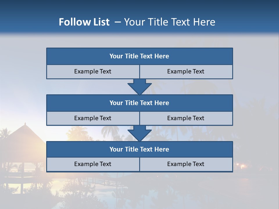 Paradise Tourism Beach PowerPoint Template