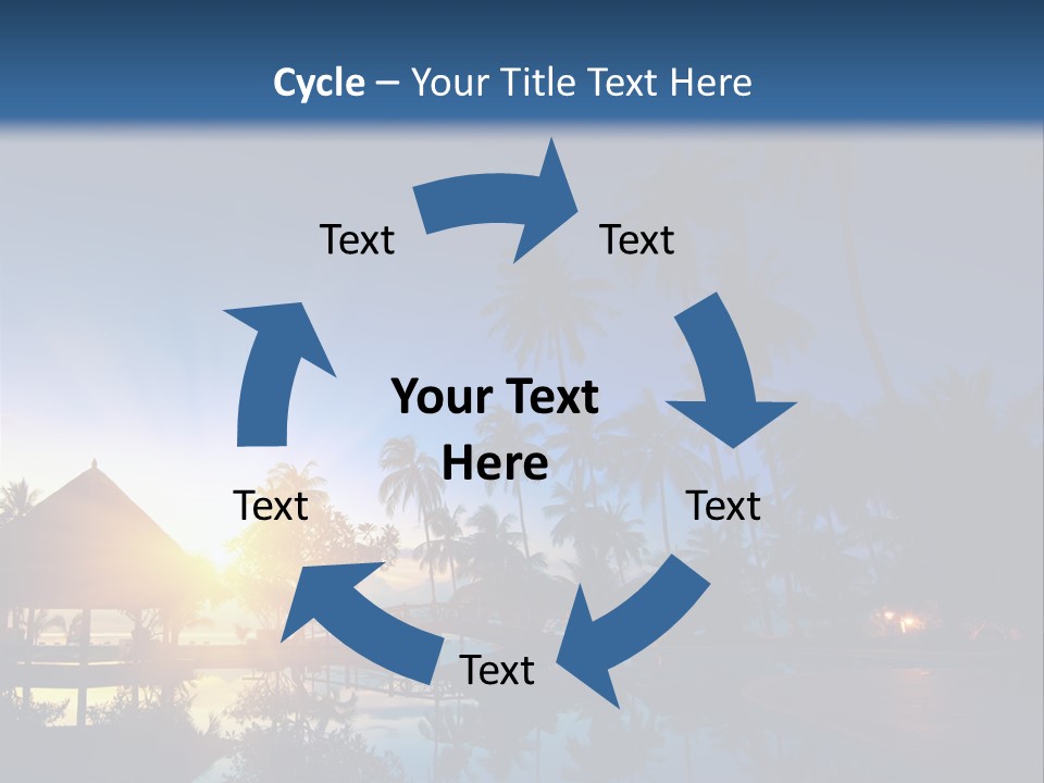 Paradise Tourism Beach PowerPoint Template