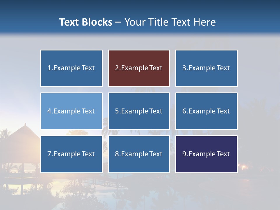 Paradise Tourism Beach PowerPoint Template