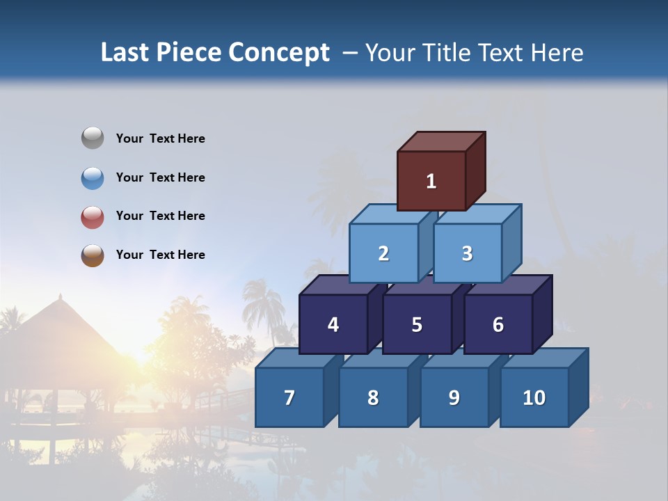 Paradise Tourism Beach PowerPoint Template