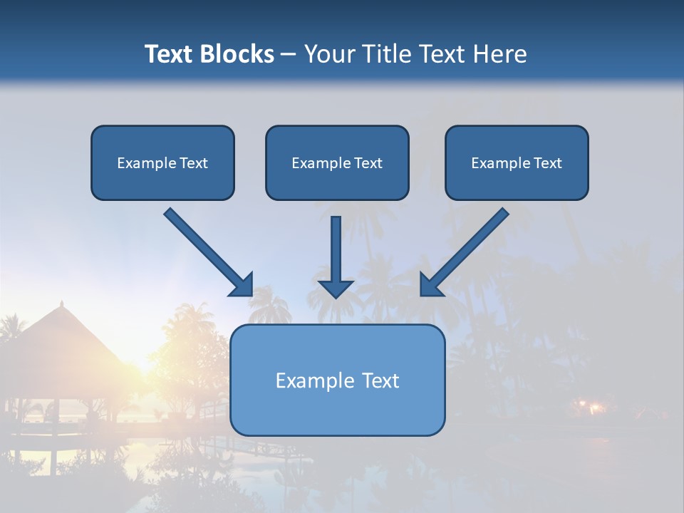 Paradise Tourism Beach PowerPoint Template