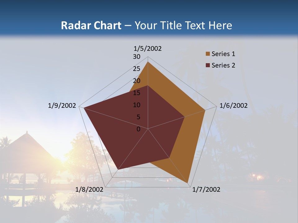 Paradise Tourism Beach PowerPoint Template