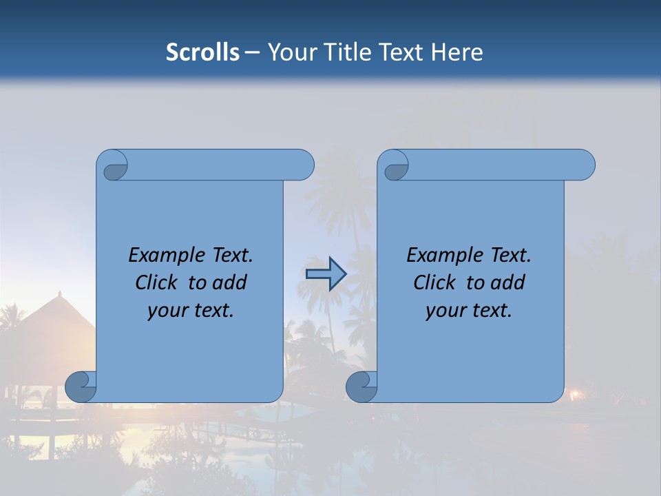 Paradise Tourism Beach PowerPoint Template