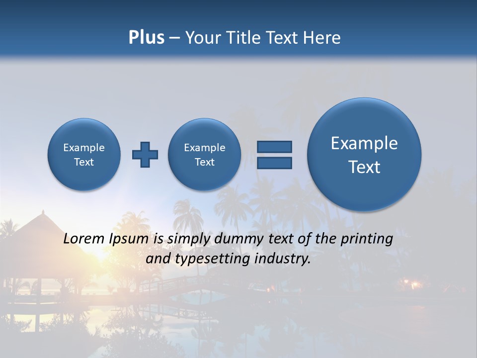 Paradise Tourism Beach PowerPoint Template
