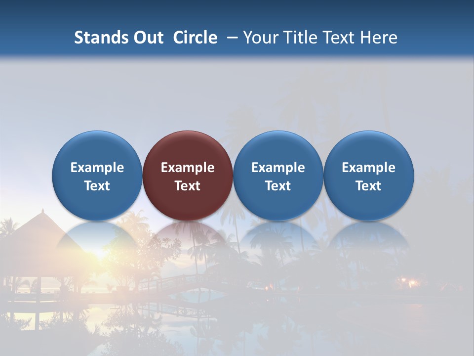 Paradise Tourism Beach PowerPoint Template