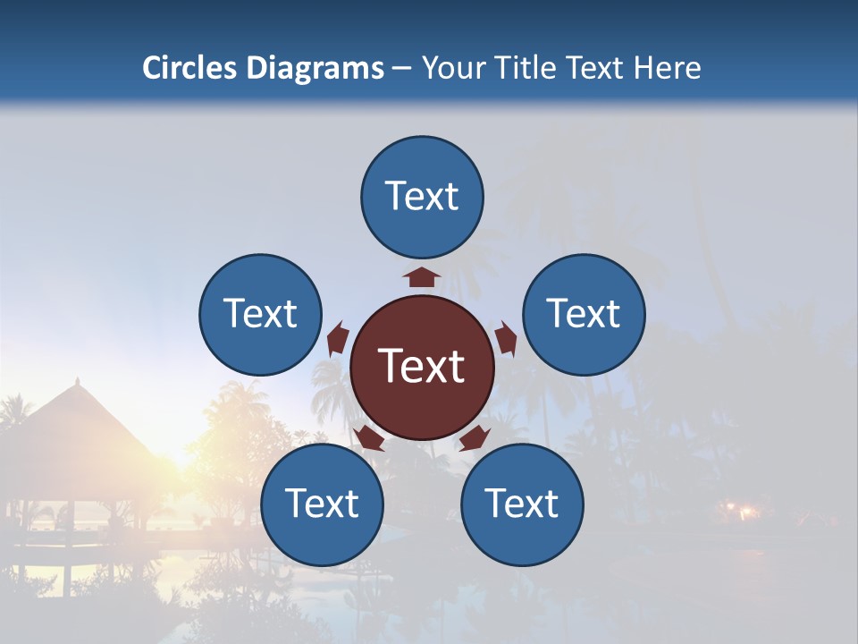 Paradise Tourism Beach PowerPoint Template