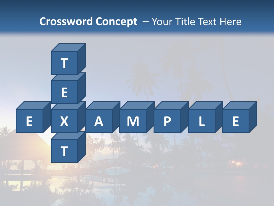 Paradise Tourism Beach PowerPoint Template