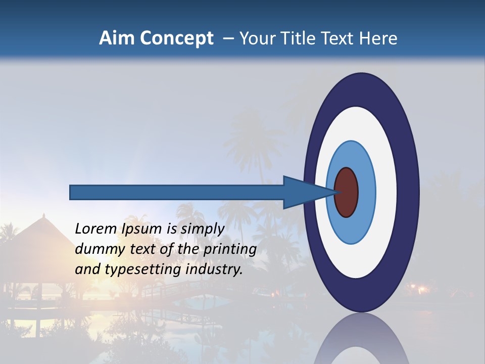 Paradise Tourism Beach PowerPoint Template