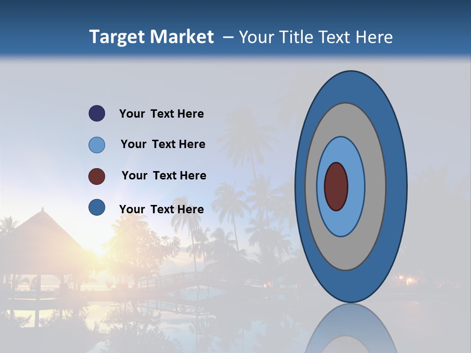 Paradise Tourism Beach PowerPoint Template