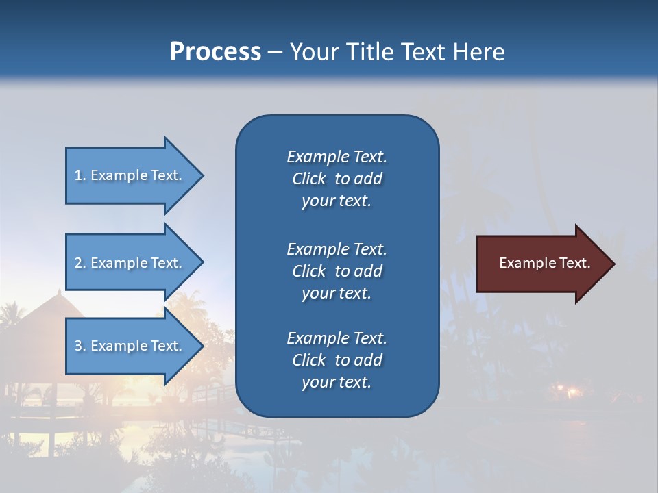 Paradise Tourism Beach PowerPoint Template