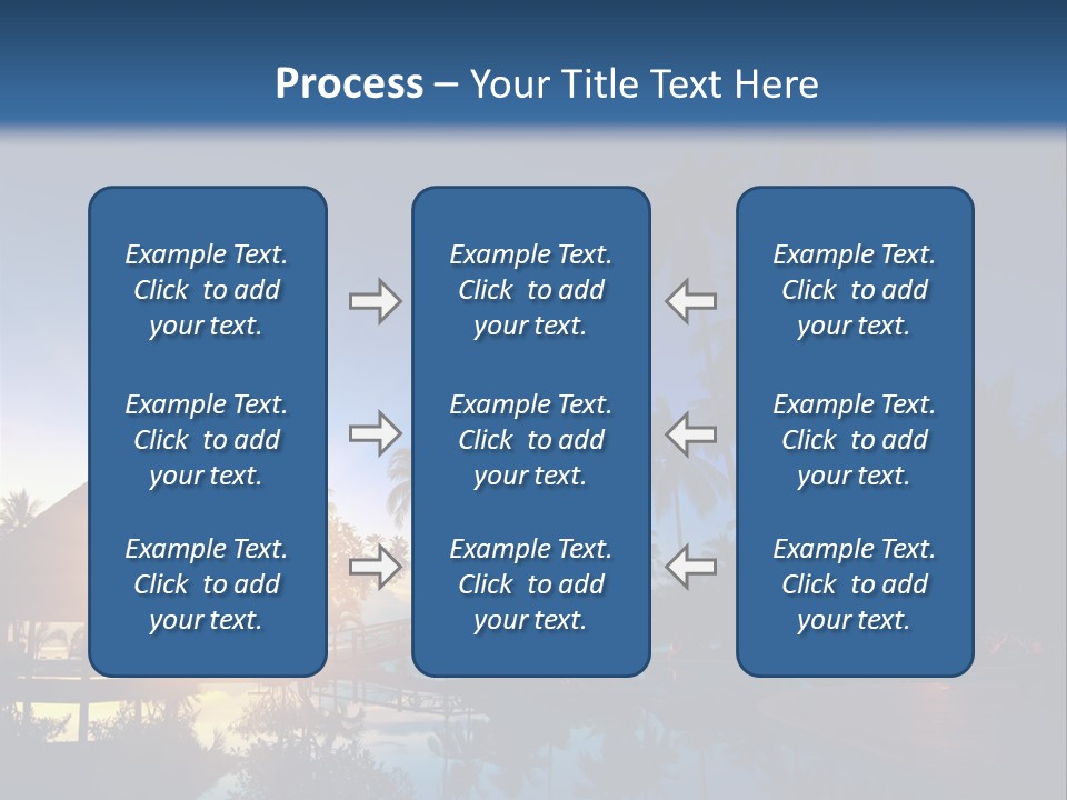 Paradise Tourism Beach PowerPoint Template