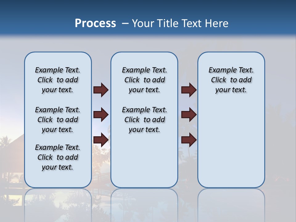 Paradise Tourism Beach PowerPoint Template