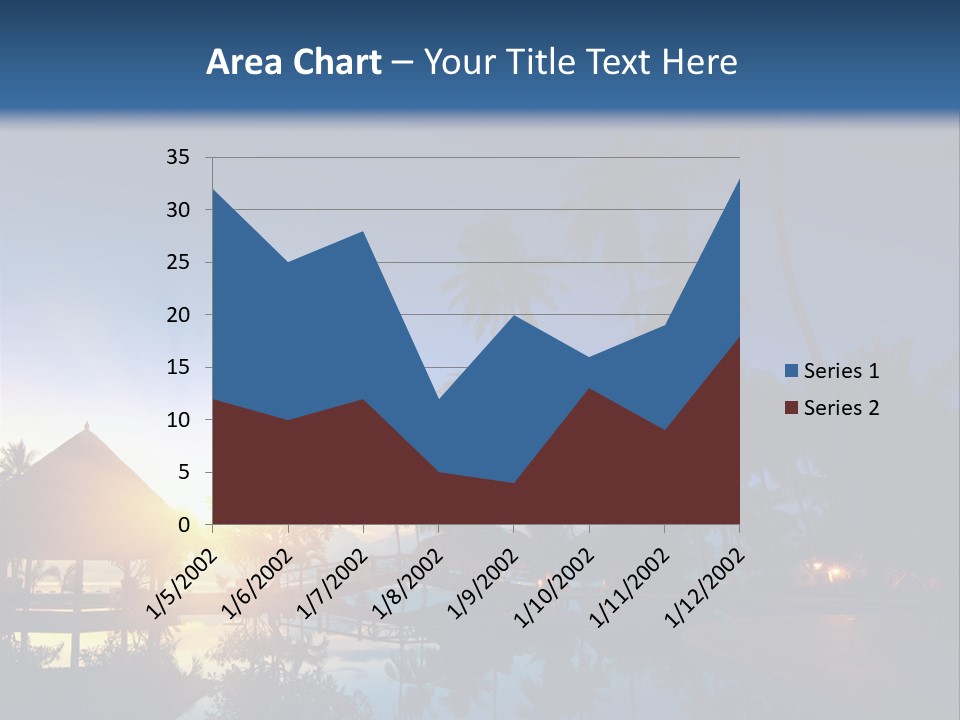 Paradise Tourism Beach PowerPoint Template