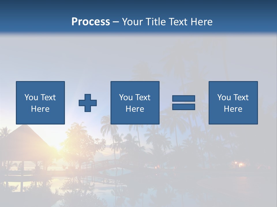 Paradise Tourism Beach PowerPoint Template