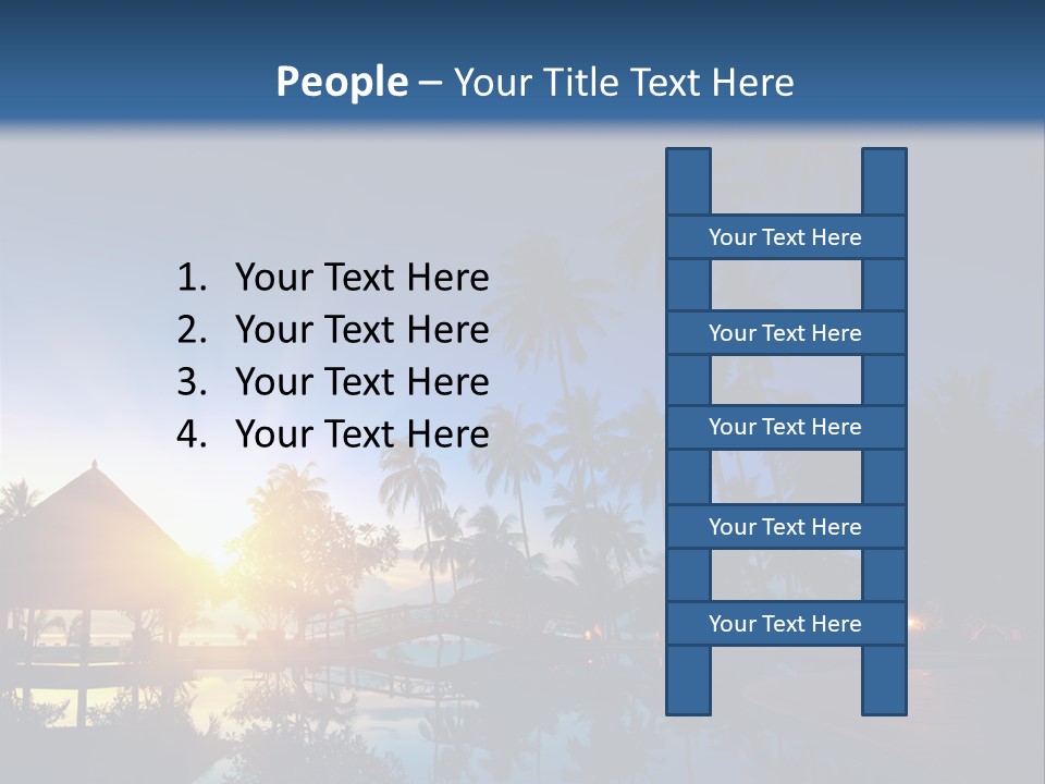 Paradise Tourism Beach PowerPoint Template
