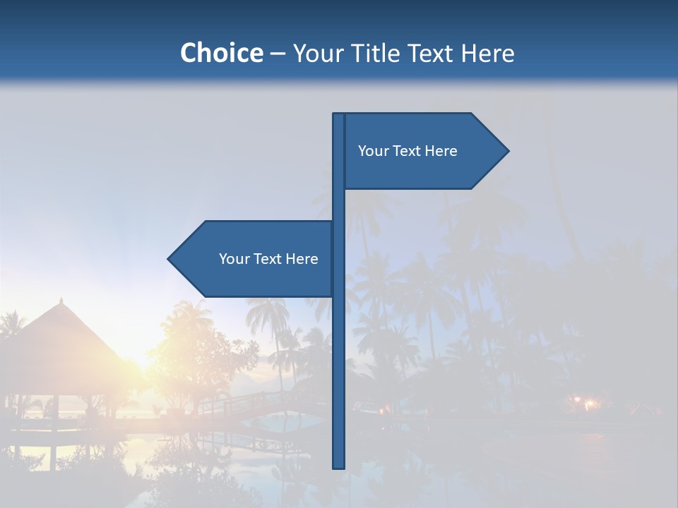 Paradise Tourism Beach PowerPoint Template