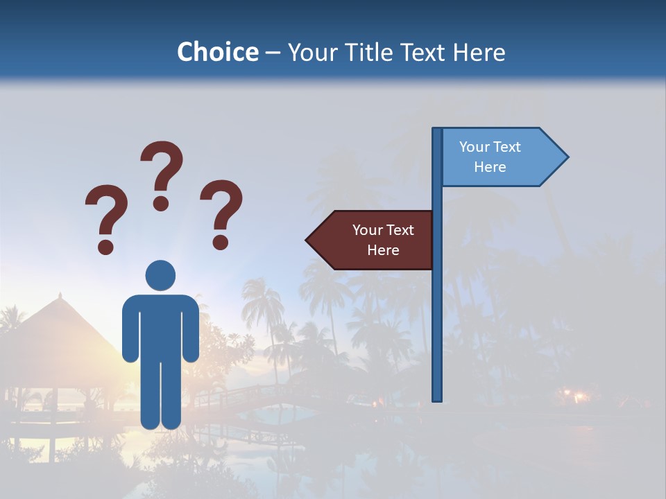 Paradise Tourism Beach PowerPoint Template