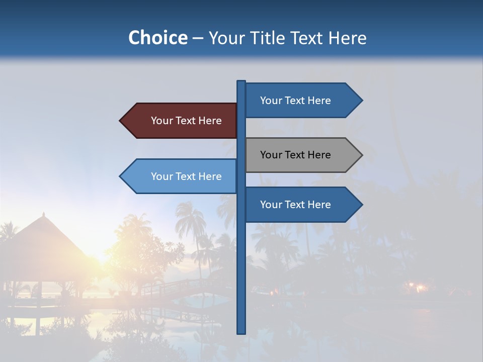 Paradise Tourism Beach PowerPoint Template