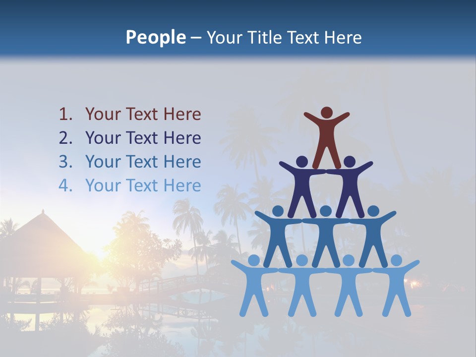 Paradise Tourism Beach PowerPoint Template