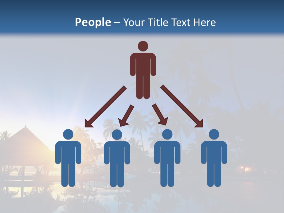 Paradise Tourism Beach PowerPoint Template