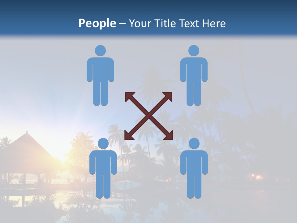 Paradise Tourism Beach PowerPoint Template