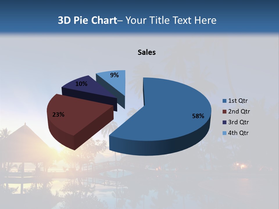 Paradise Tourism Beach PowerPoint Template