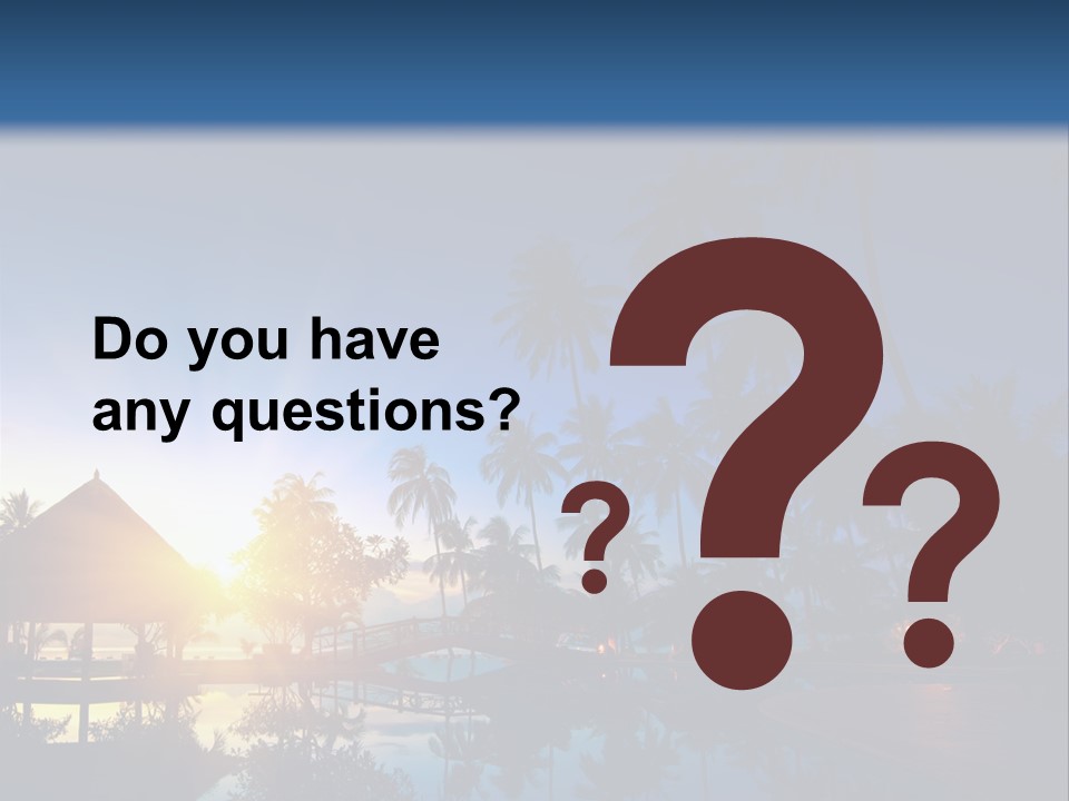 Paradise Tourism Beach PowerPoint Template