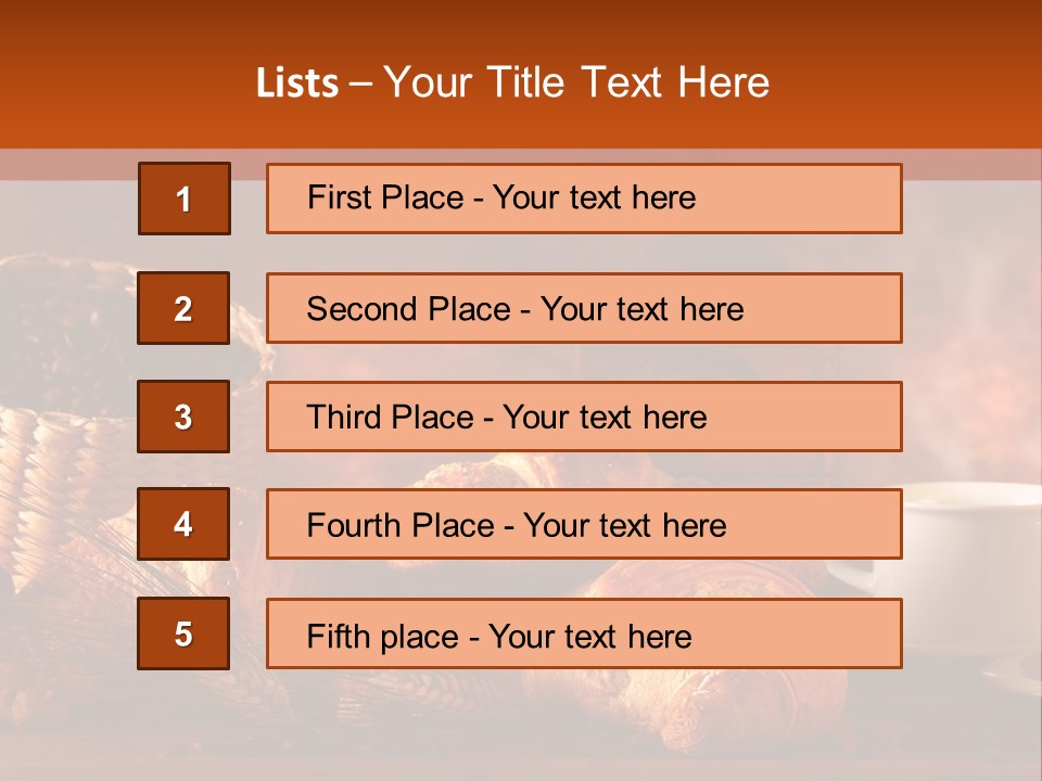 Brew Cappuccino Caffeine PowerPoint Template