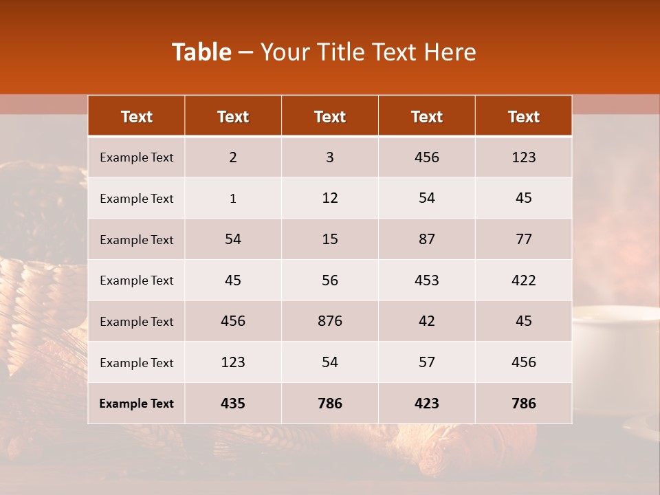 Brew Cappuccino Caffeine PowerPoint Template