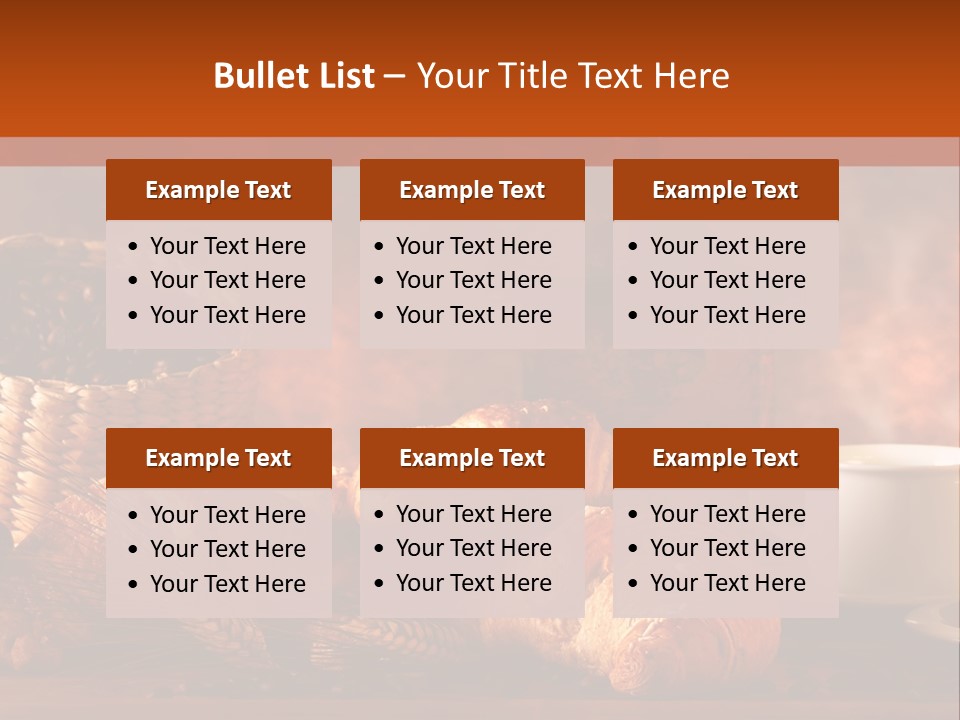 Brew Cappuccino Caffeine PowerPoint Template