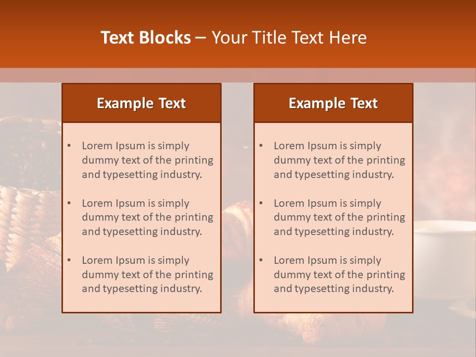 Brew Cappuccino Caffeine PowerPoint Template