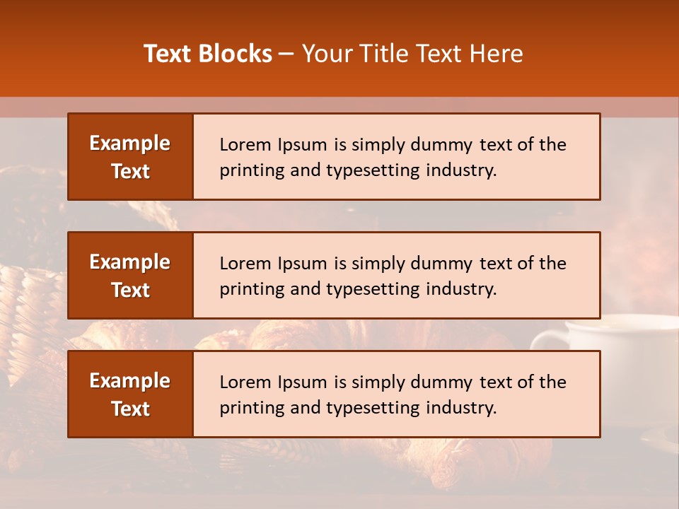 Brew Cappuccino Caffeine PowerPoint Template