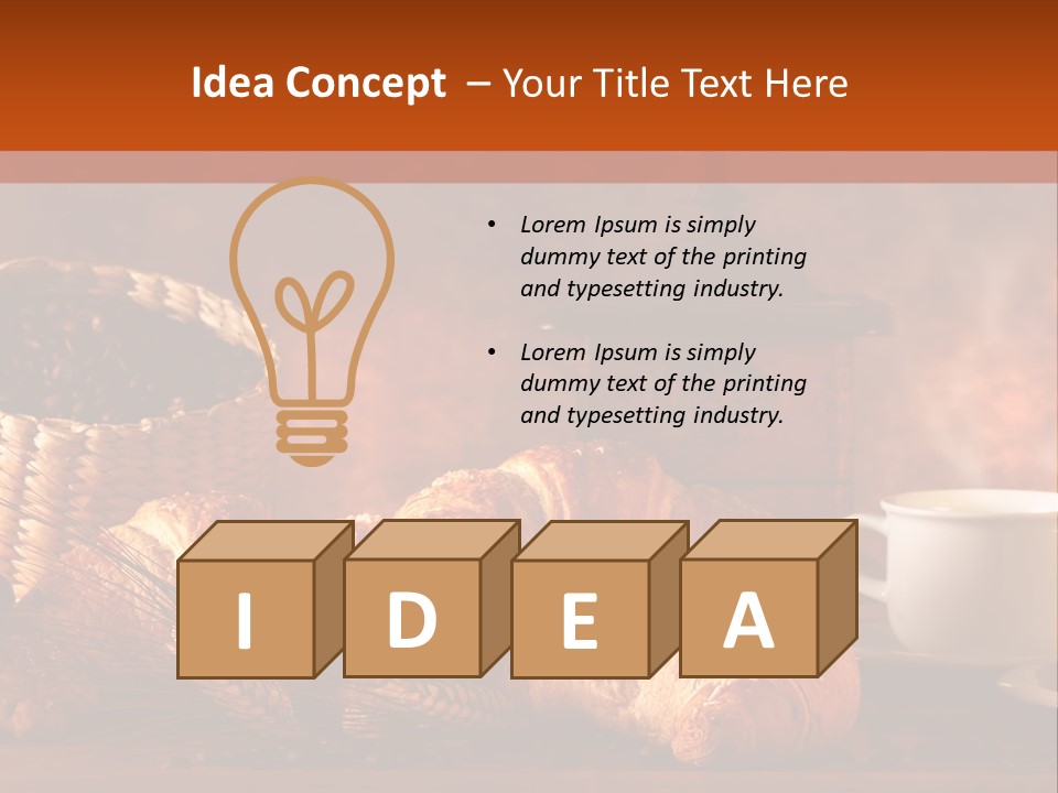 Brew Cappuccino Caffeine PowerPoint Template