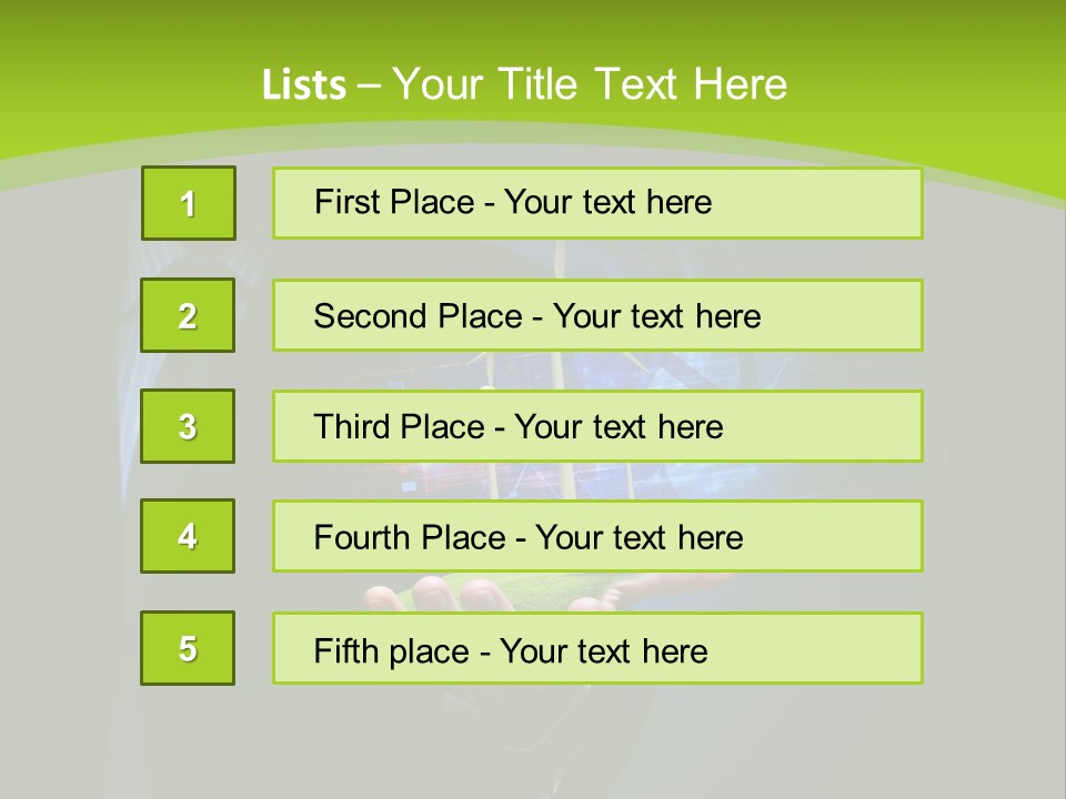 Empty Summer Nobody PowerPoint Template