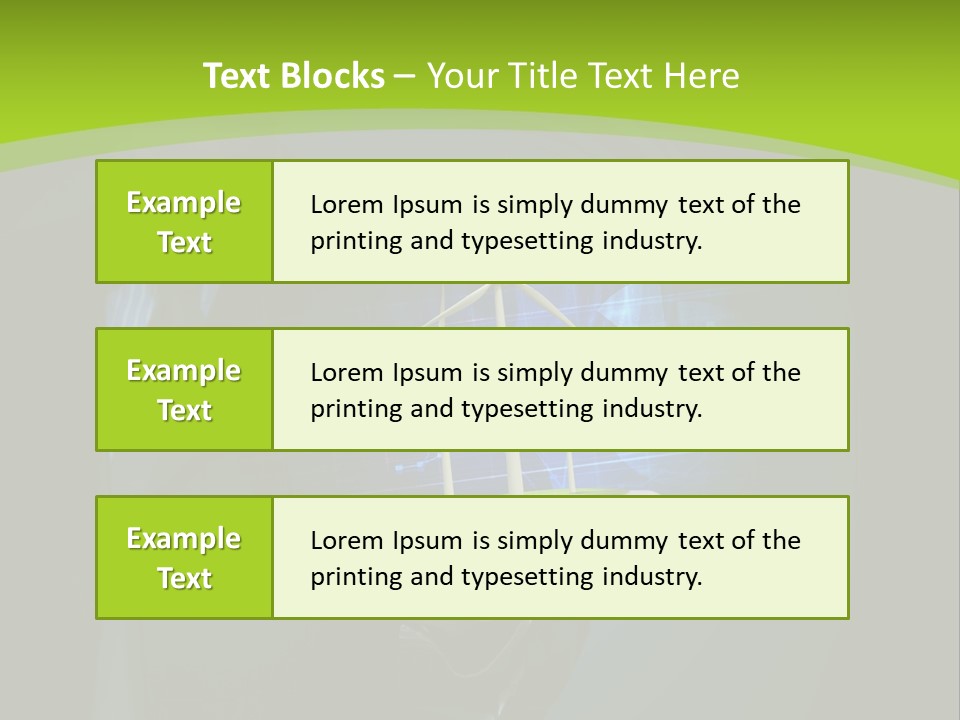 Empty Summer Nobody PowerPoint Template