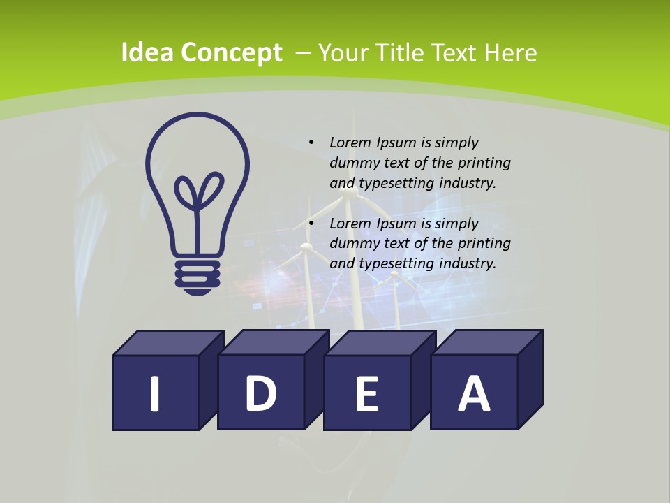 Empty Summer Nobody PowerPoint Template